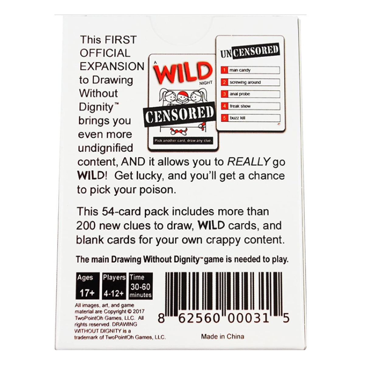 Drawing Without Dignity Expansion Pack 1 Card Game