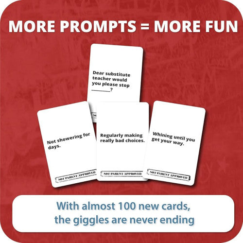 Not Parent Approved Board Game Family Game