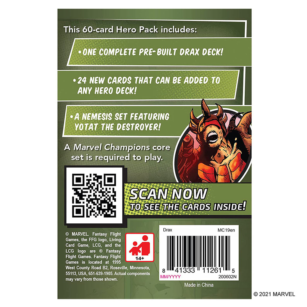 Marvel Champions LCG Drax Hero Pack