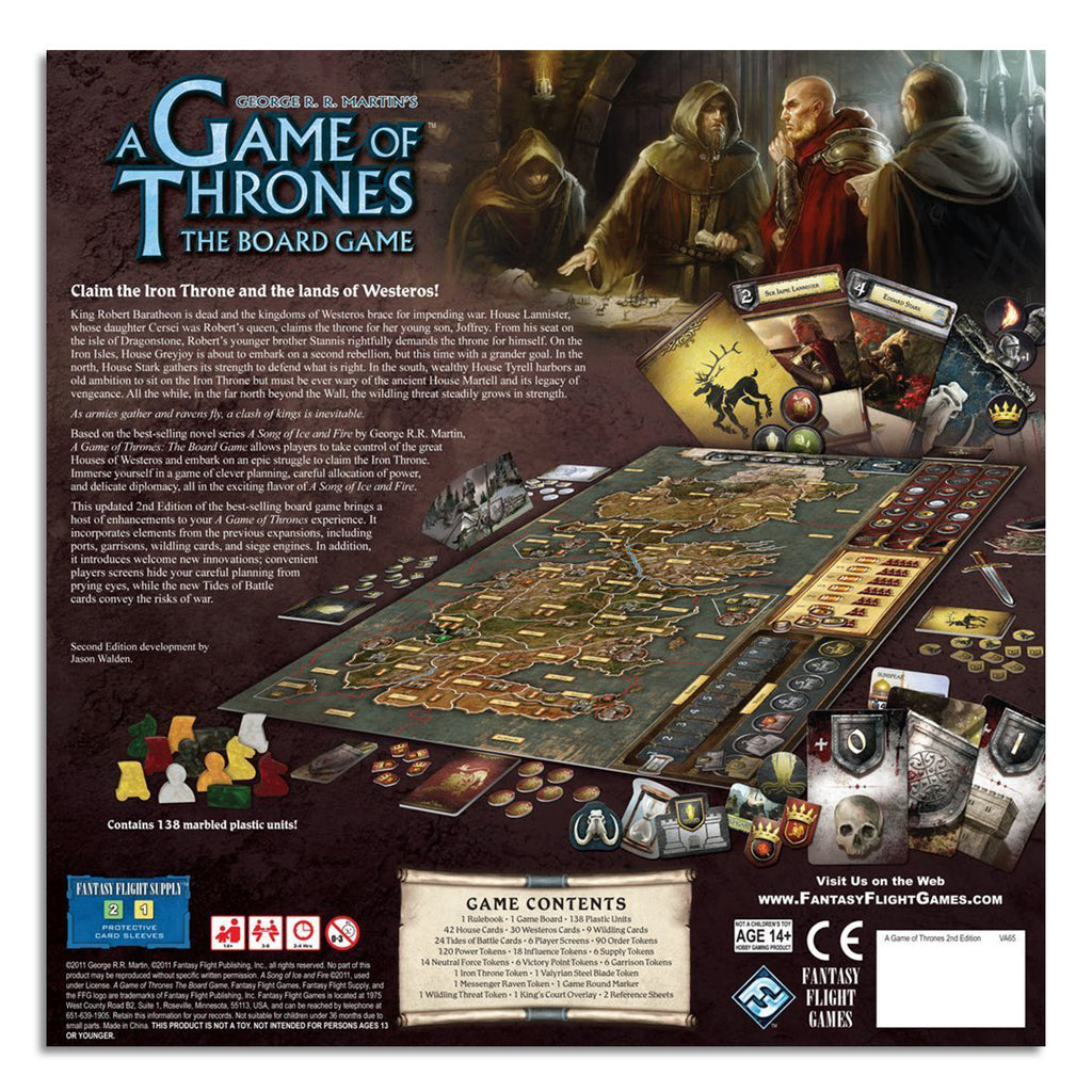 A Game Of Thrones Board Game 2nd Edition