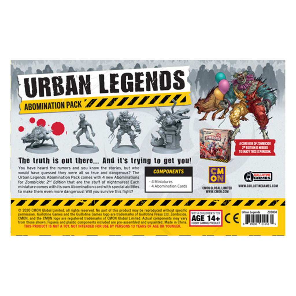 Zombicide 2nd Edition Urban Legends Abominations Pack