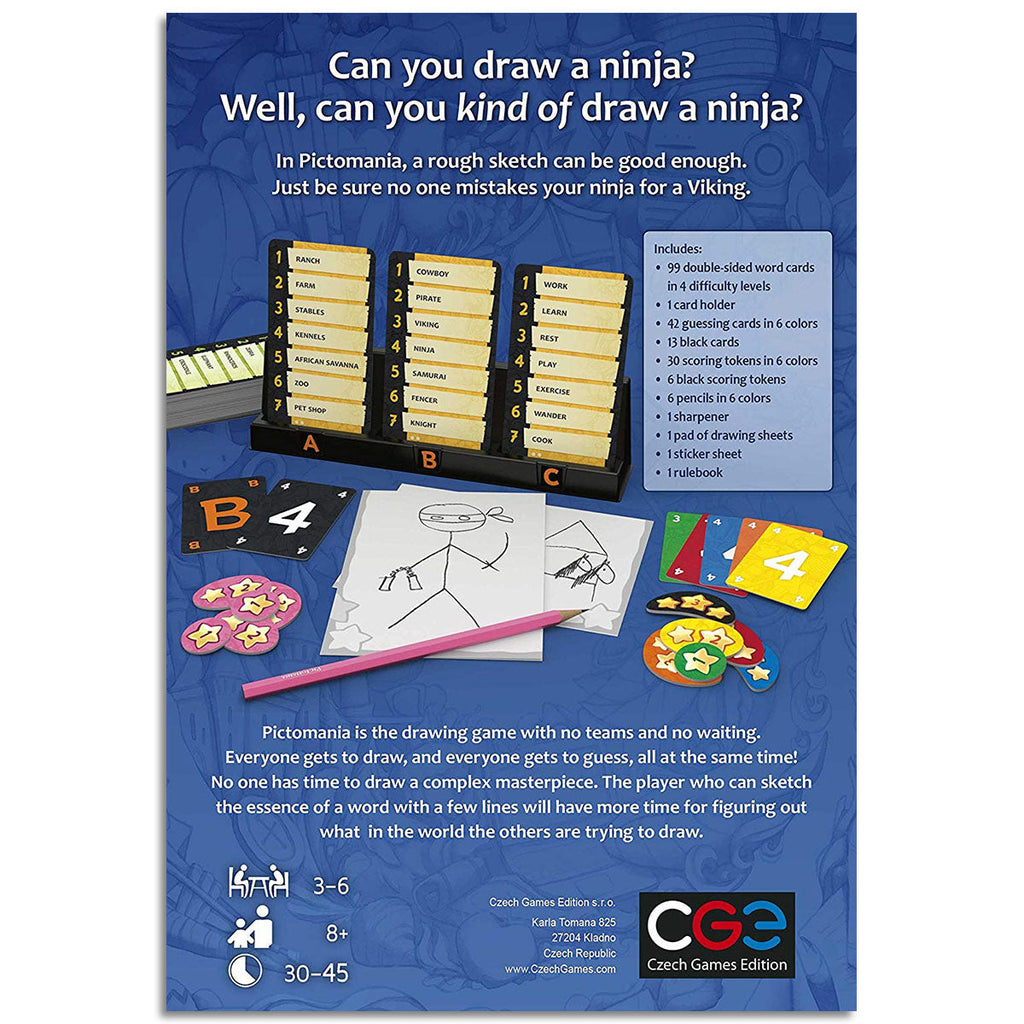 Pictomania Board Game