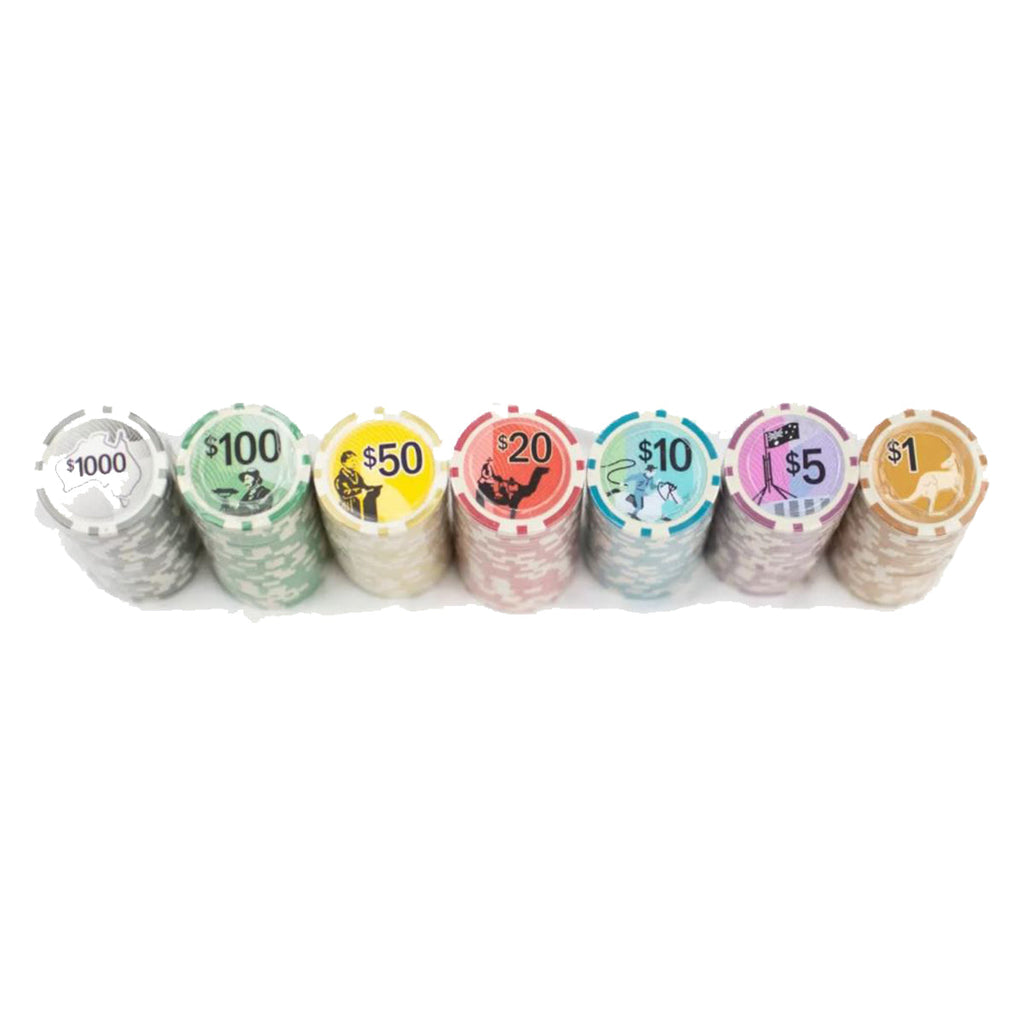 LPG Australiana Poker Set - 300 Chips
