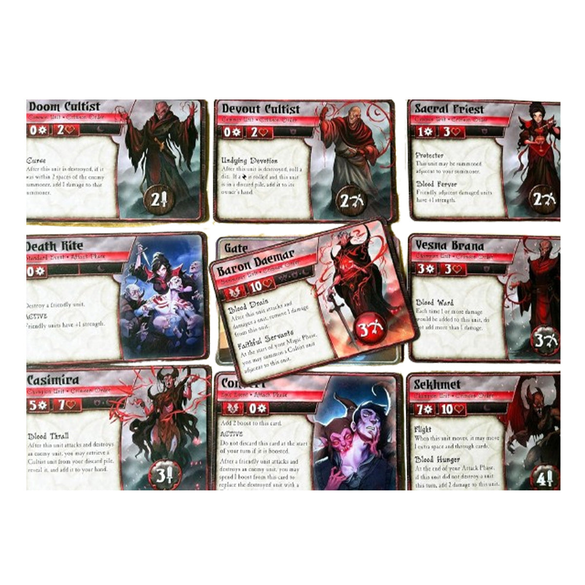 Summoner Wars Second Edition Crimson Order Faction Deck