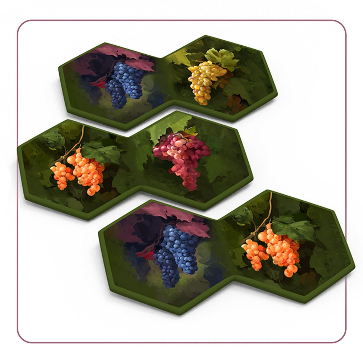 Castles of Burgundy Special Edition Upgraded Hex Acrylic