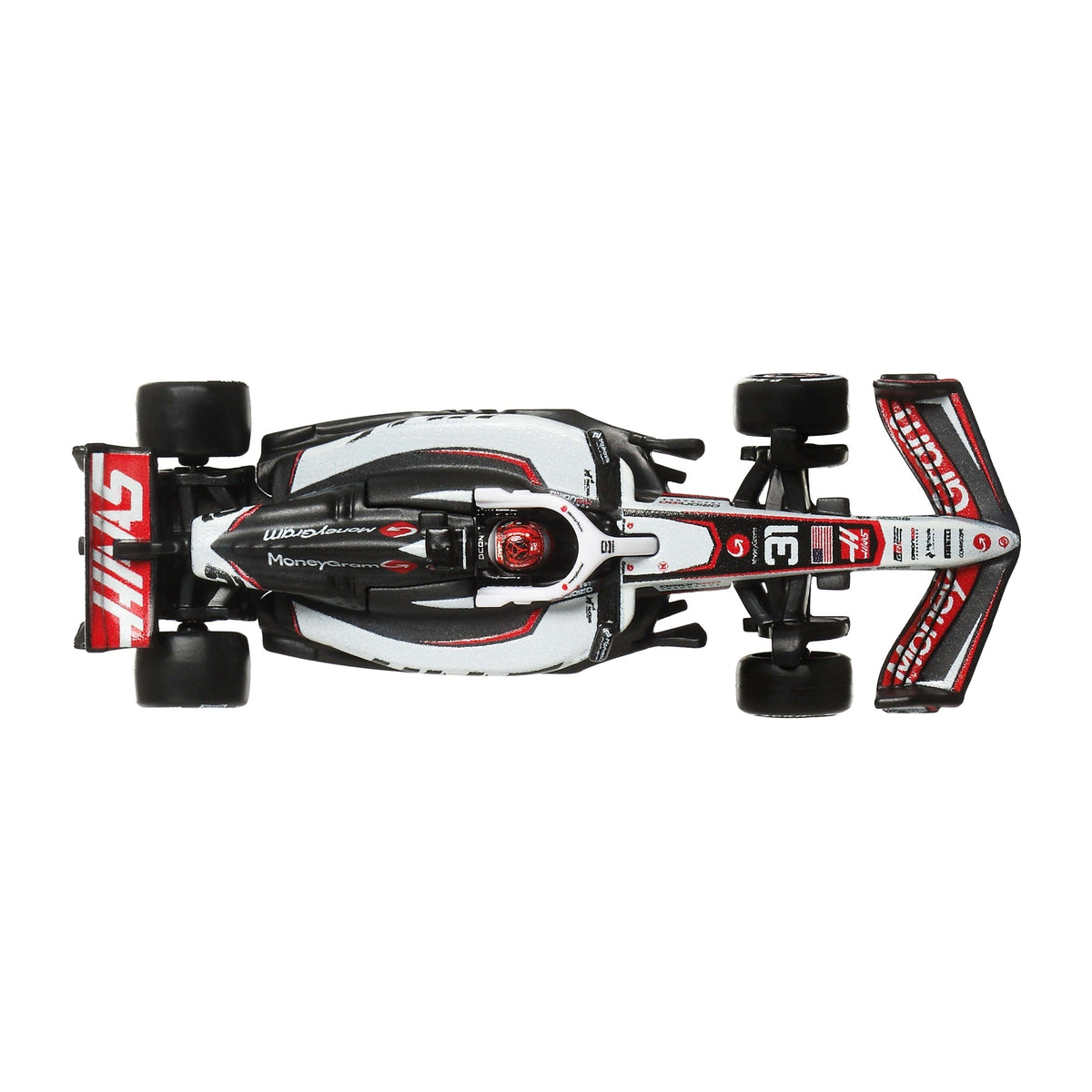 Hot Wheels Premium MoneyGram Haas 2025 Formula 1® Team Haas #31