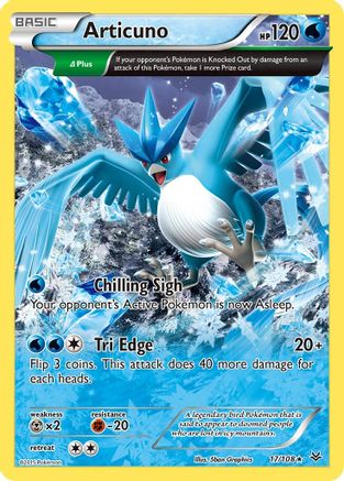 Articuno 17/108 - Roaring Skies Reverse Holofoil
