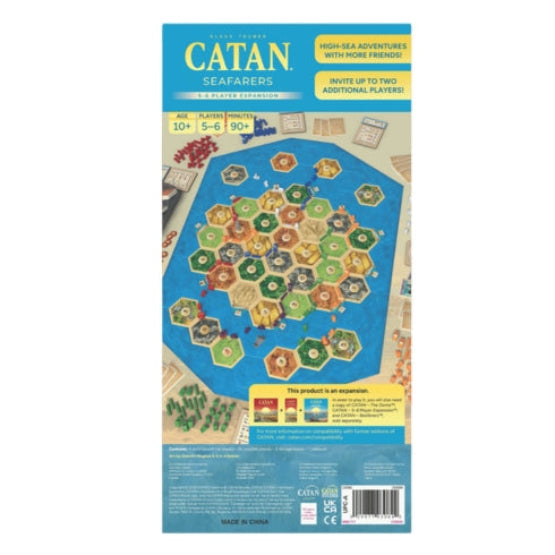 CATAN 6th Edition Seafarers Expansion 5-6 Player Extension