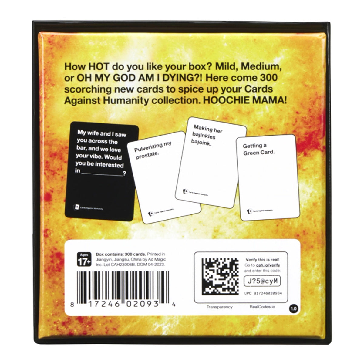 Cards Against Humanity Hot Box Expansion