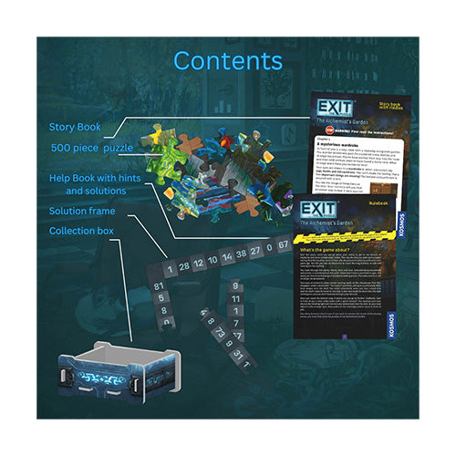 Exit the Game The Alchemists Garden Jigsaw Puzzle and Game