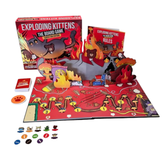 Exploding Kittens The Board Game Super Fan Edition