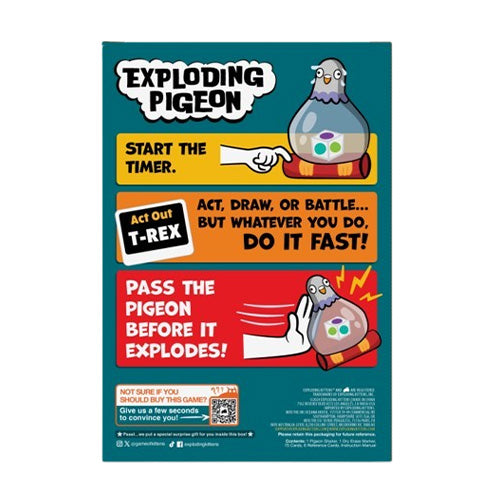 Exploding Pigeon (By Exploding Kittens)