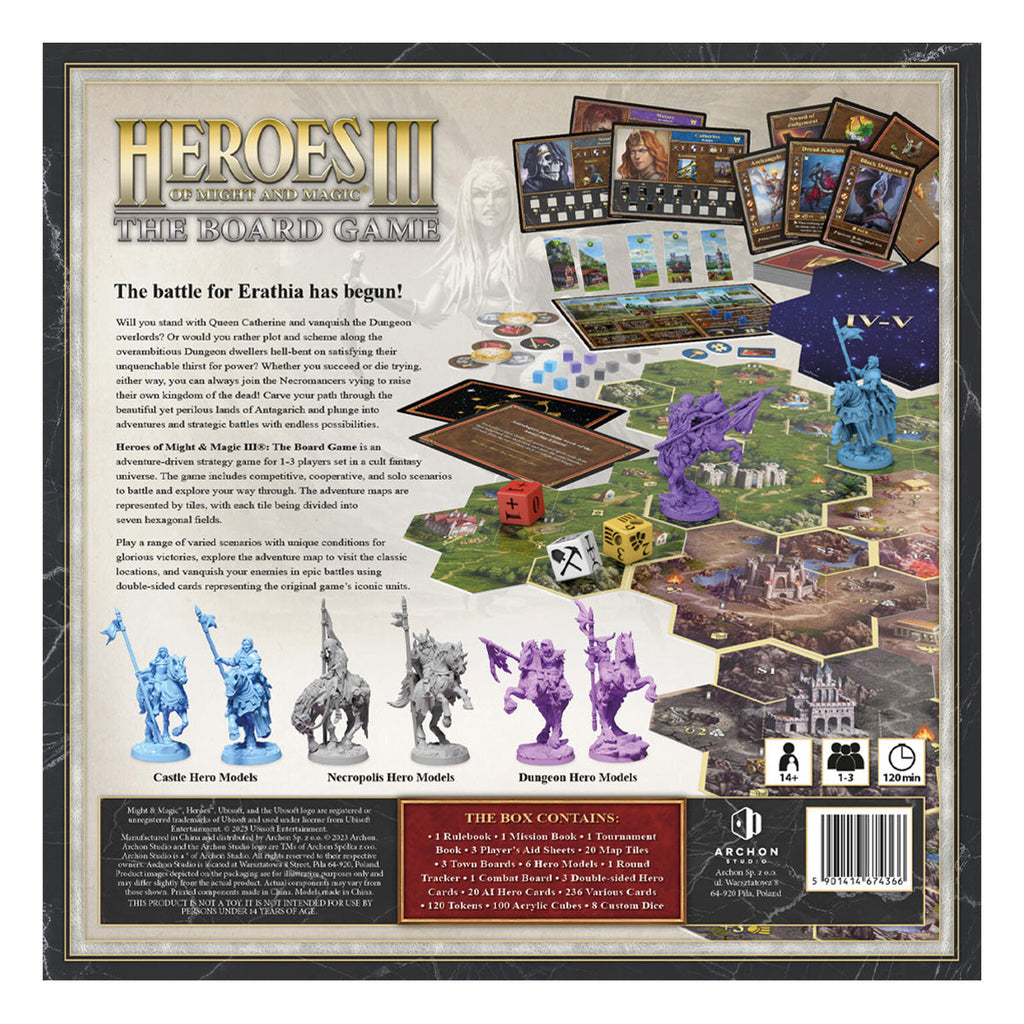 Heroes of Might and Magic III The Board Game Core Game (HOMM III)