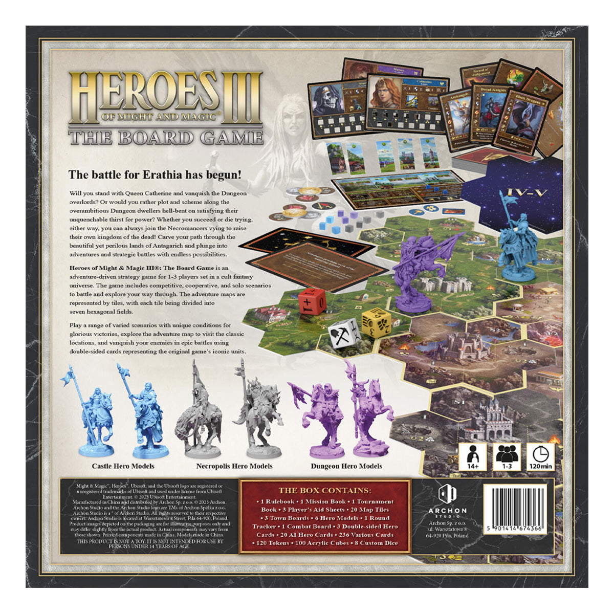 Heroes of Might and Magic III The Board Game Core Game (HOMM III)