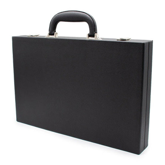 LPG Classics Leather Backgammon Set - Black