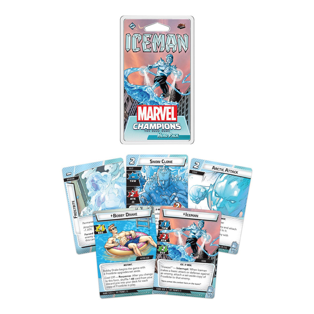 Marvel Champions LCG Iceman Hero Pack