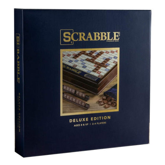 Scrabble Premium Edition (with Rotating Wooden Board)