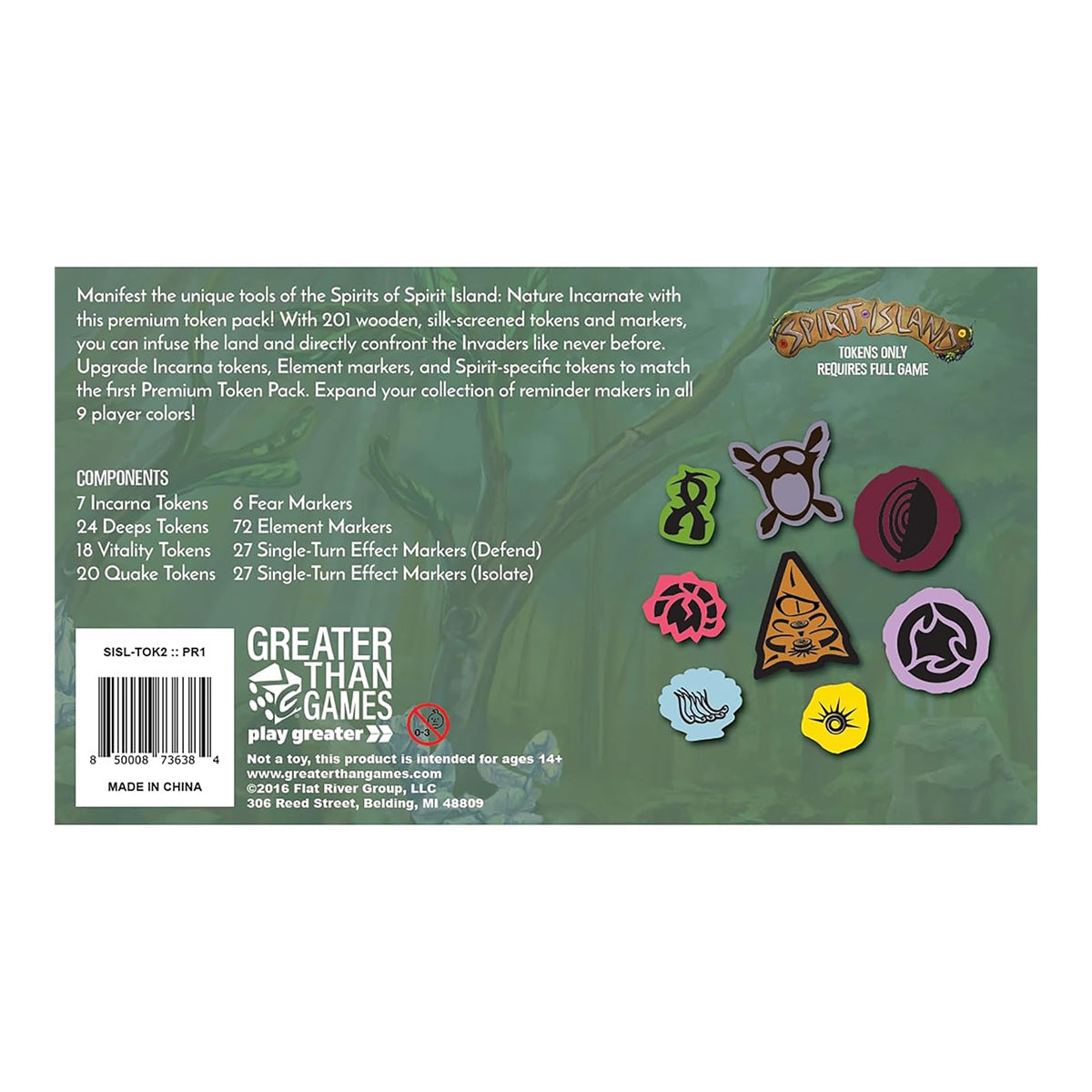 Spirit Island - Premium Token Pack #2