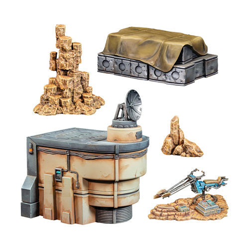 Star Wars Legion Galactic Battlefield Terrain Starter Set
