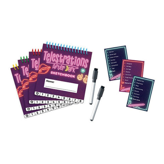 Telestrations After Dark (Age 17+) 8 Player New Edition