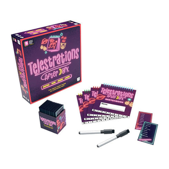 Telestrations After Dark (Age 17+) 8 Player New Edition