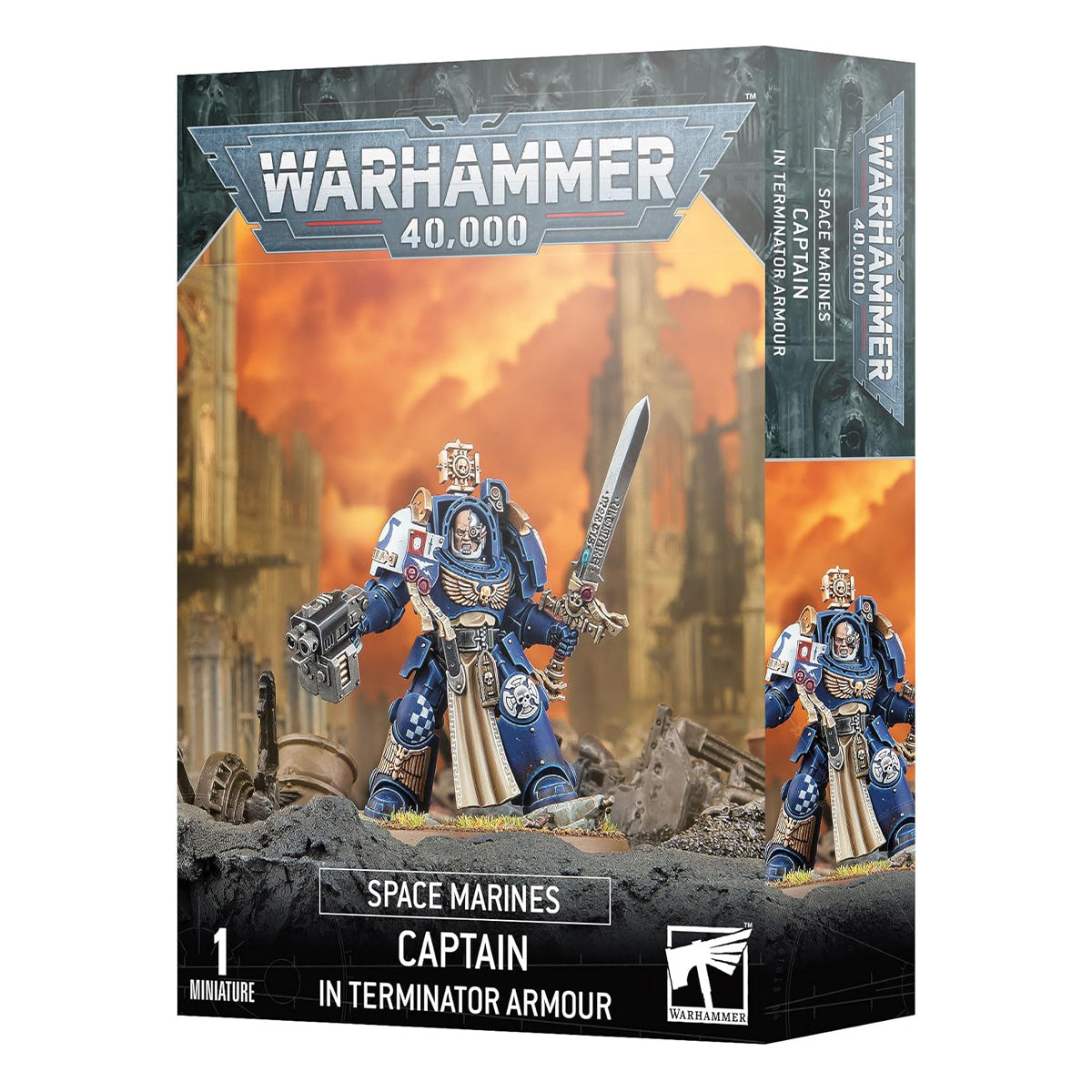 Warhammer 40K Space Marines Captain in Terminator Armour