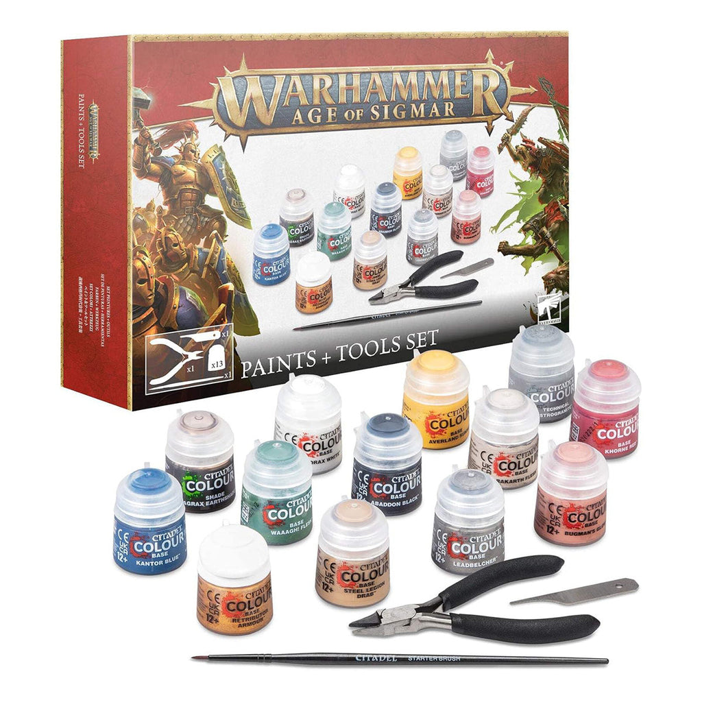 Warhammer Age of Sigmar Paints + Tools