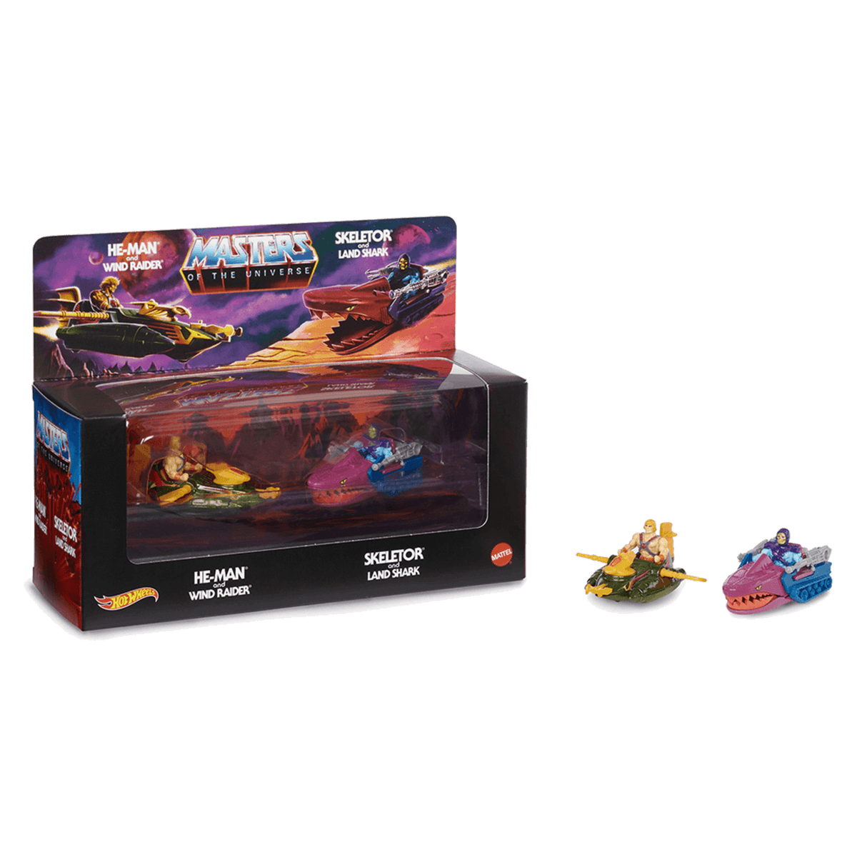 Hot Wheels Masters of the Universe Wind Raider vs. Land Shark