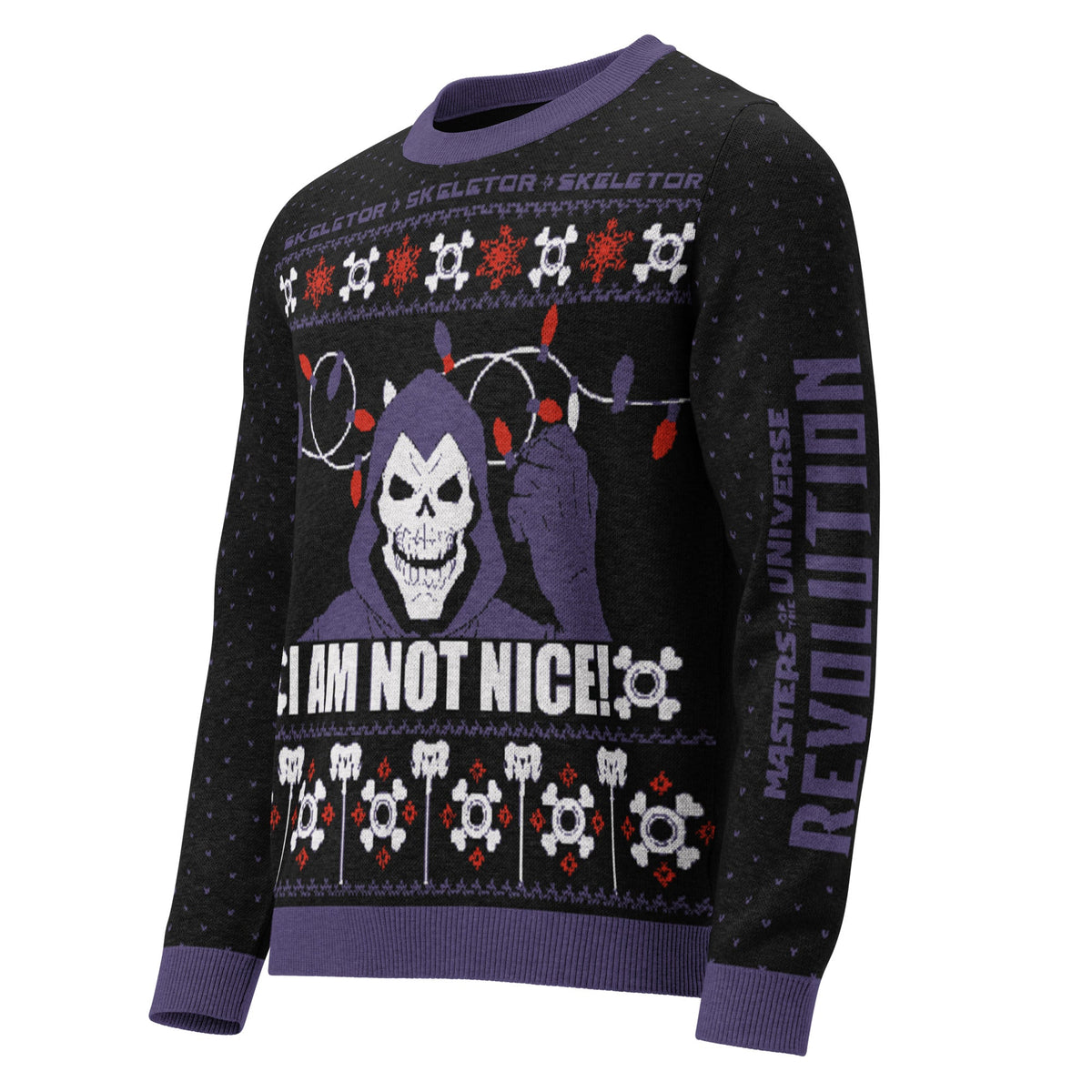 Masters of the Universe Skeletor Ugly Sweater
