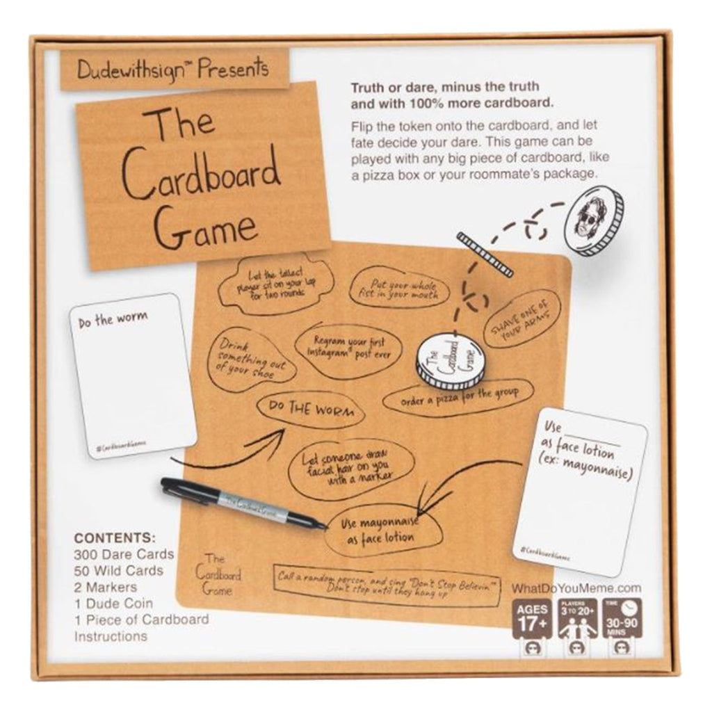 Dudewithsign Presents The Cardboard Game