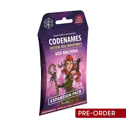 Codenames Critical Role Adventures Vox Machina Expansion Pack