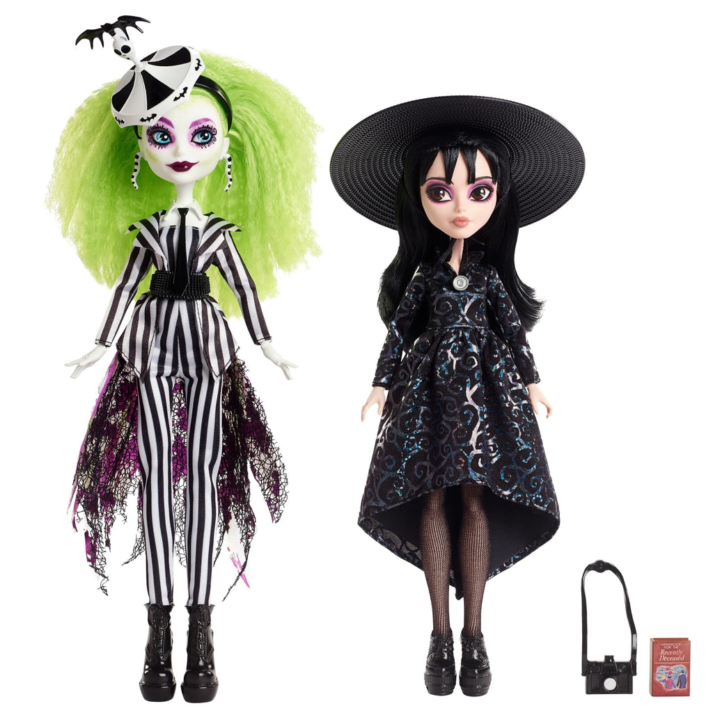 Beetlejuice & Lydia Deetz Monster High Skullector Doll 2-Pack