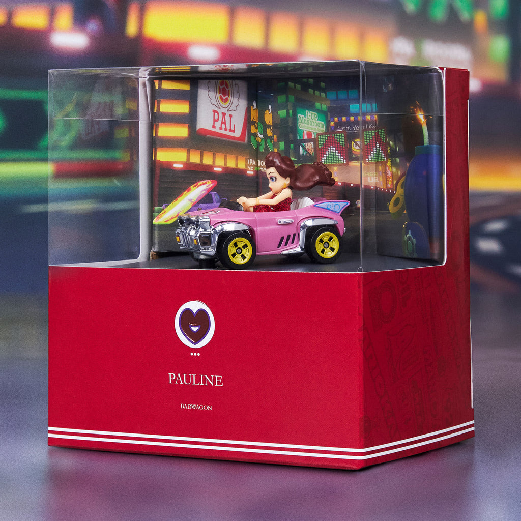Hot Wheels Mario Kart Pauline Vehicle