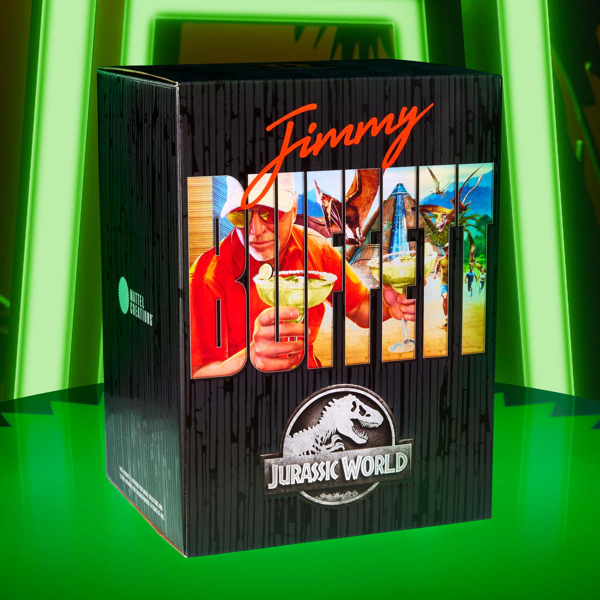 Jurassic World Hammond Collection Bubbles Up Jimmy Buffett Figure