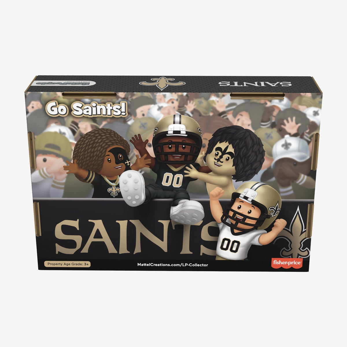 Little People Collector x NFL New Orleans Saints Set