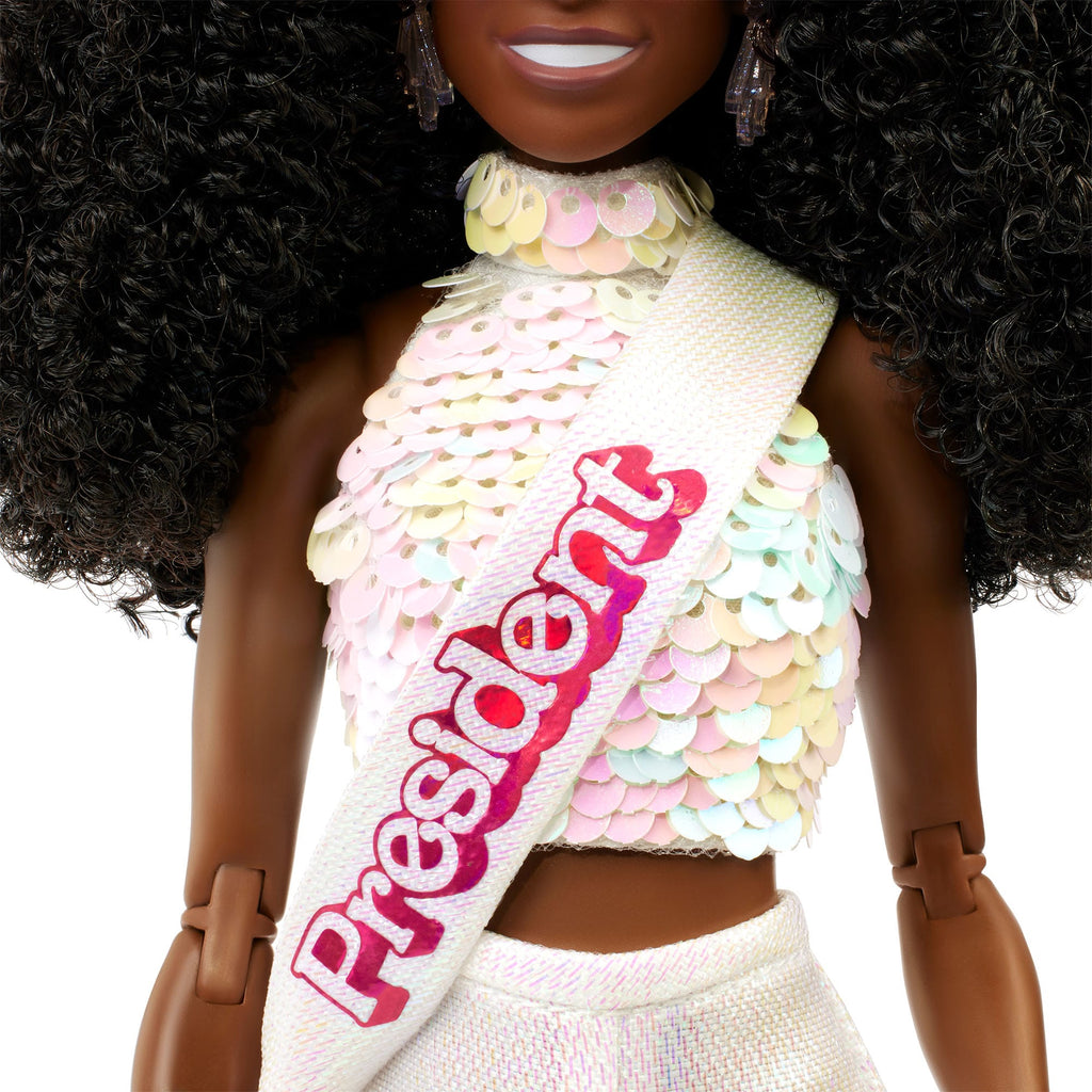Barbie The Movie Disco President Barbie Doll