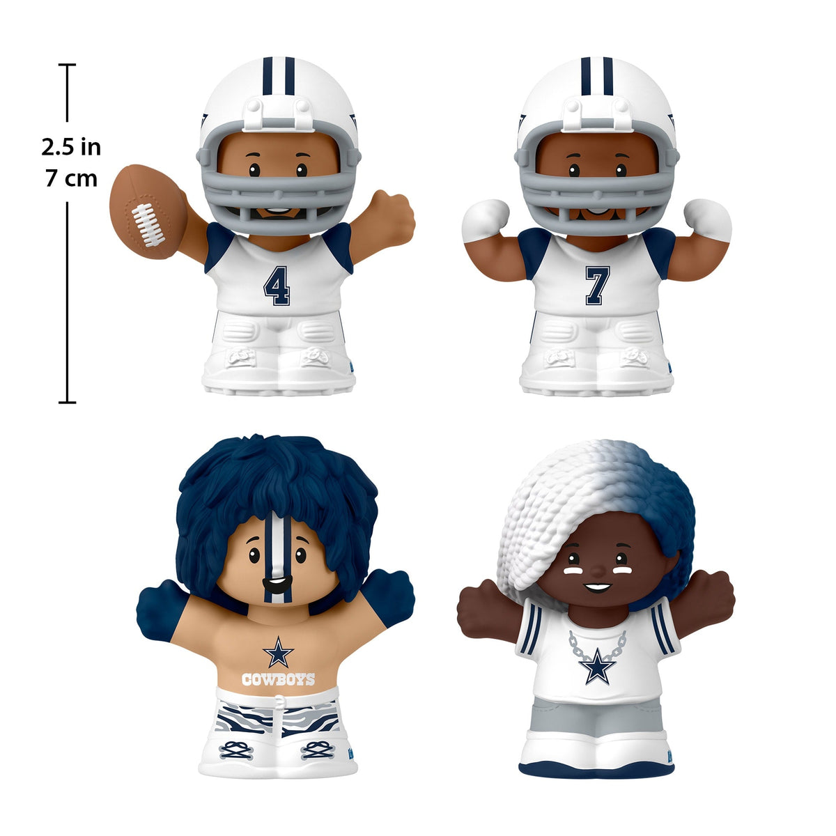 Little People Collector Dallas Cowboys Alternate Jersey Figure Set