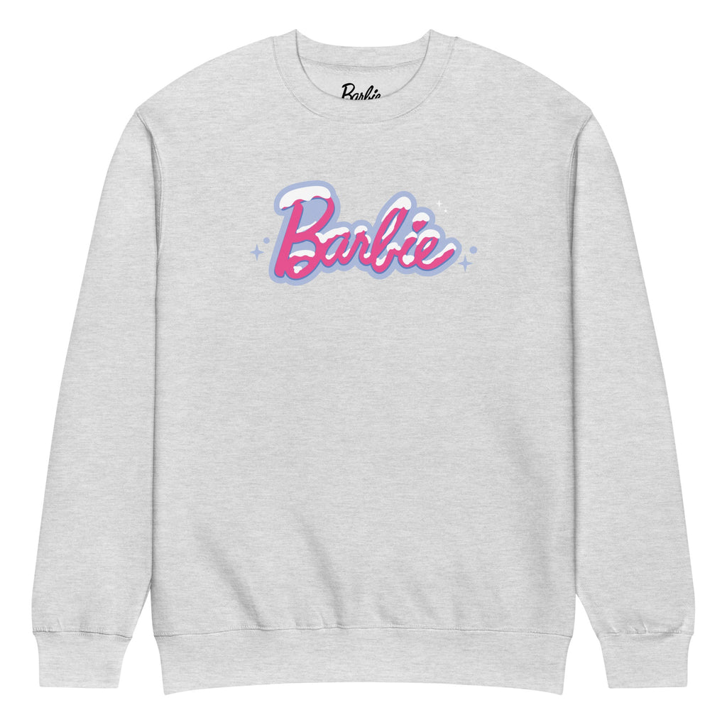 Barbie Dreaming of a Barbie Christmas Gray Sweatshirt