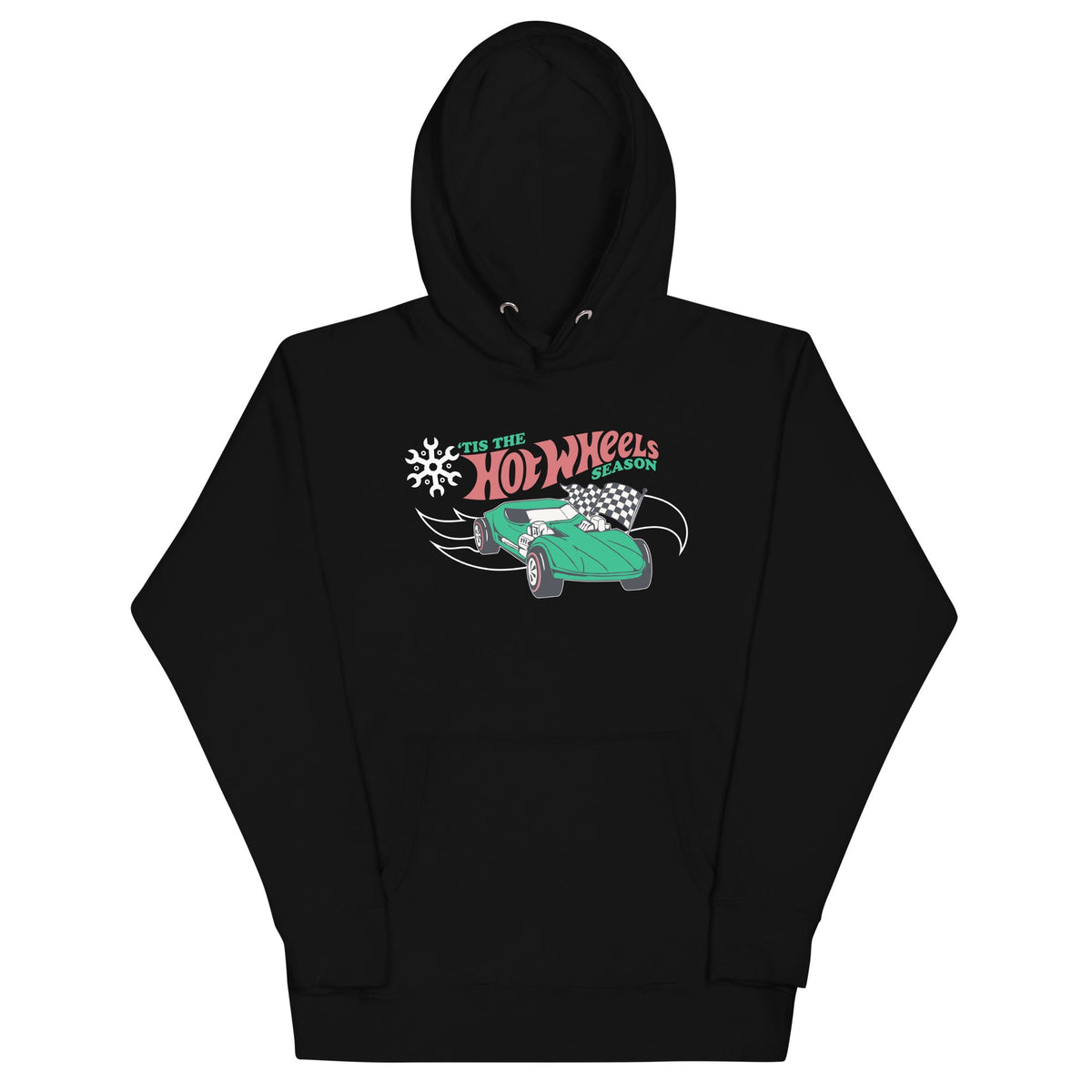 Hot Wheels Tis the Season for Speed Black Hoodie