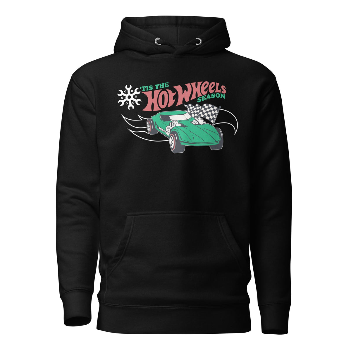 Hot Wheels Tis the Season for Speed Black Hoodie