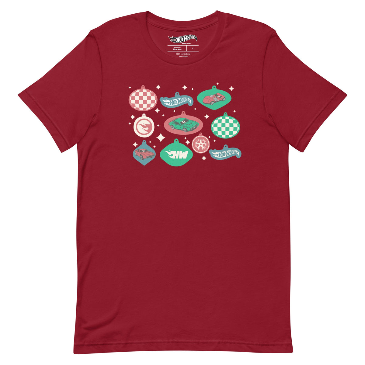 Hot Wheels Ornaments Red T-shirt