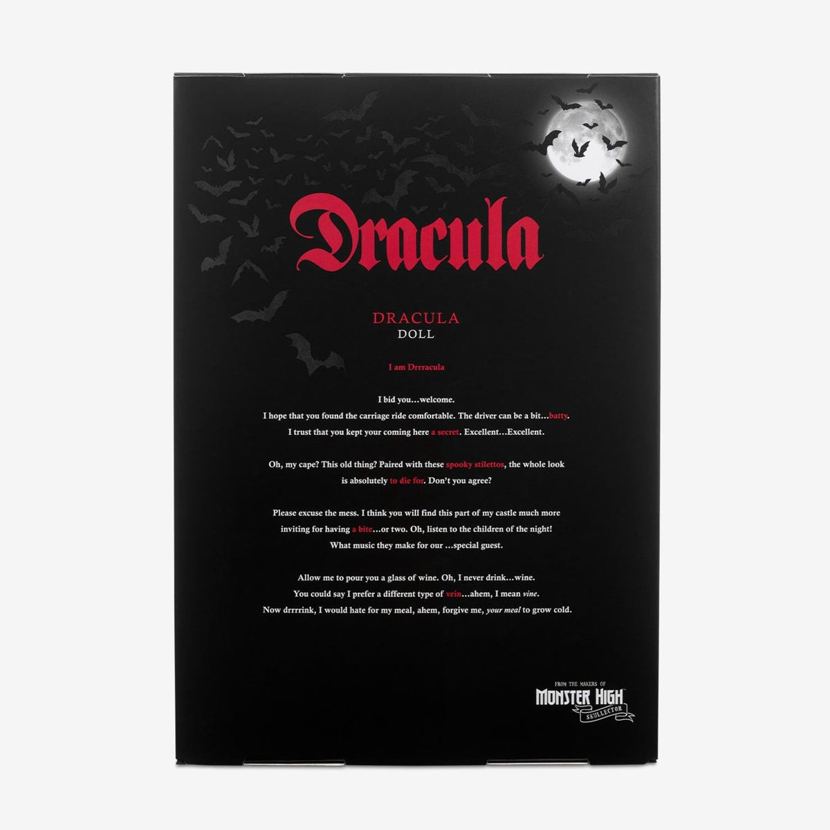 Dracula Monster High Skullector Doll