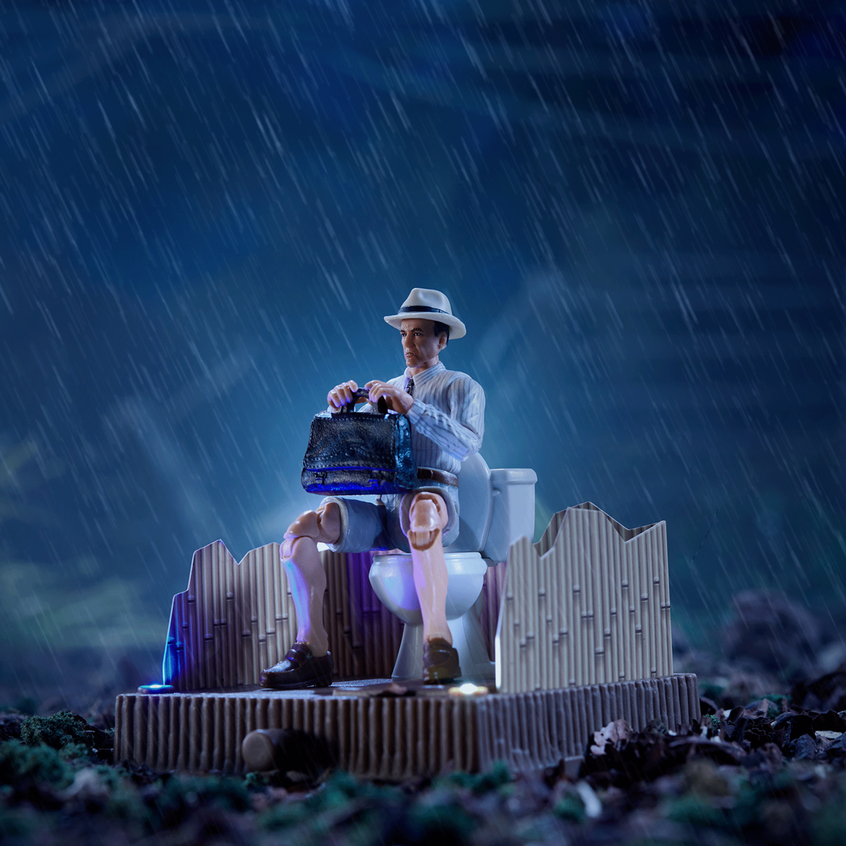 Jurassic World Hammond Collection Outhouse Chaos Set